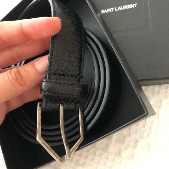saint laurent triangle belt